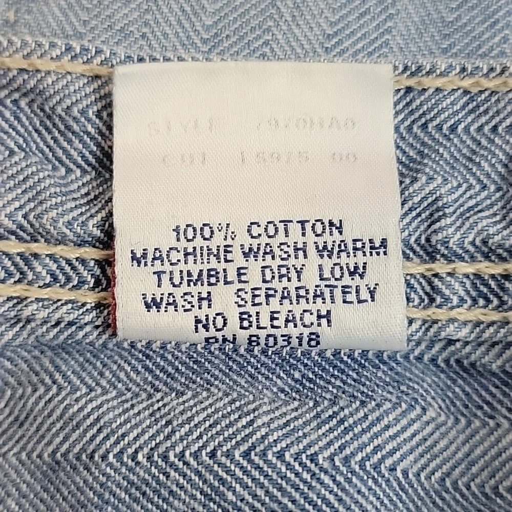 Lucky Brand Mens Carpenter Style Denim Jean Shorts Made in the USA Light Wash 33